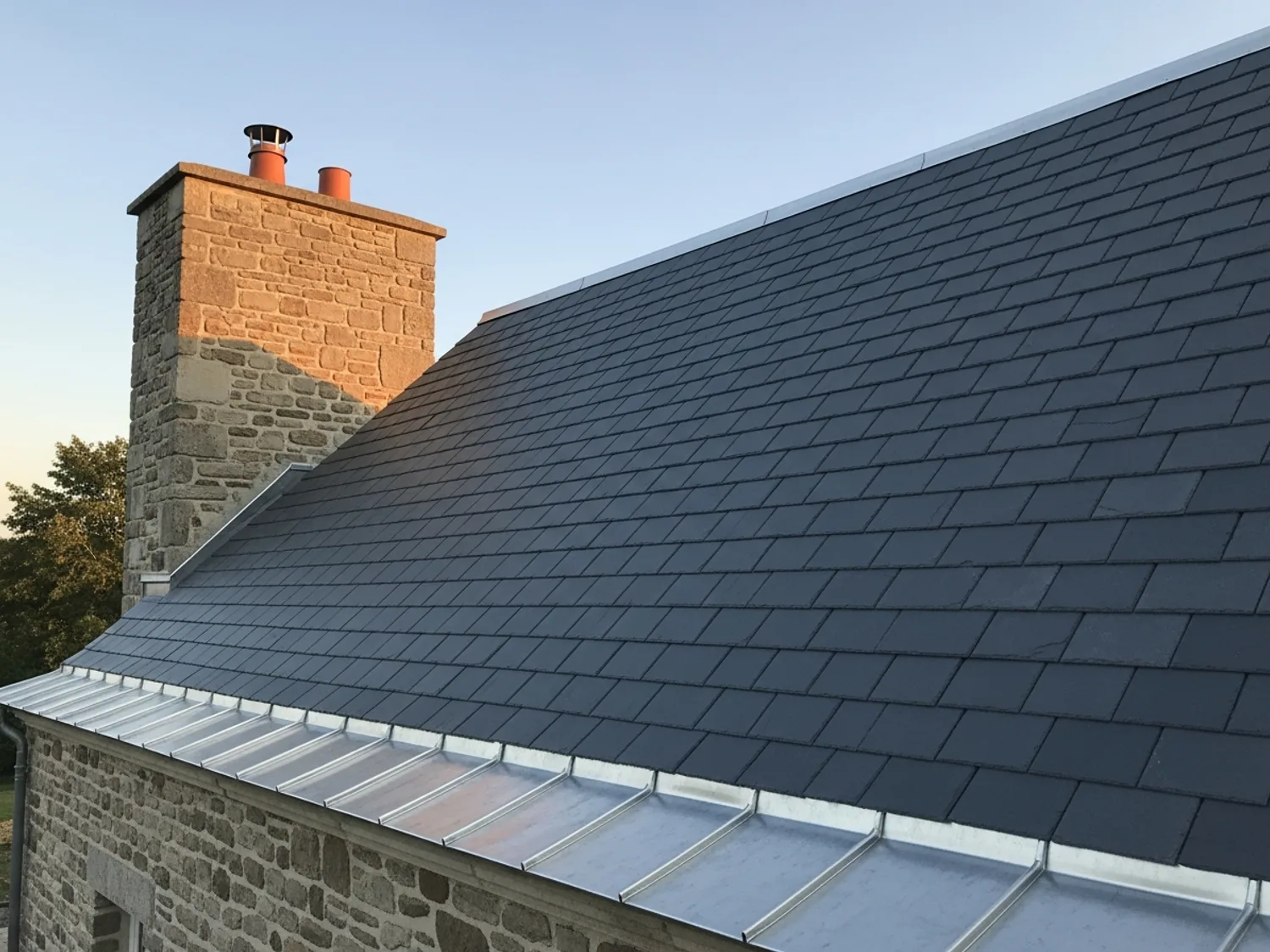 Réalisation : Couverture en ardoise — Résidentiel rénovation