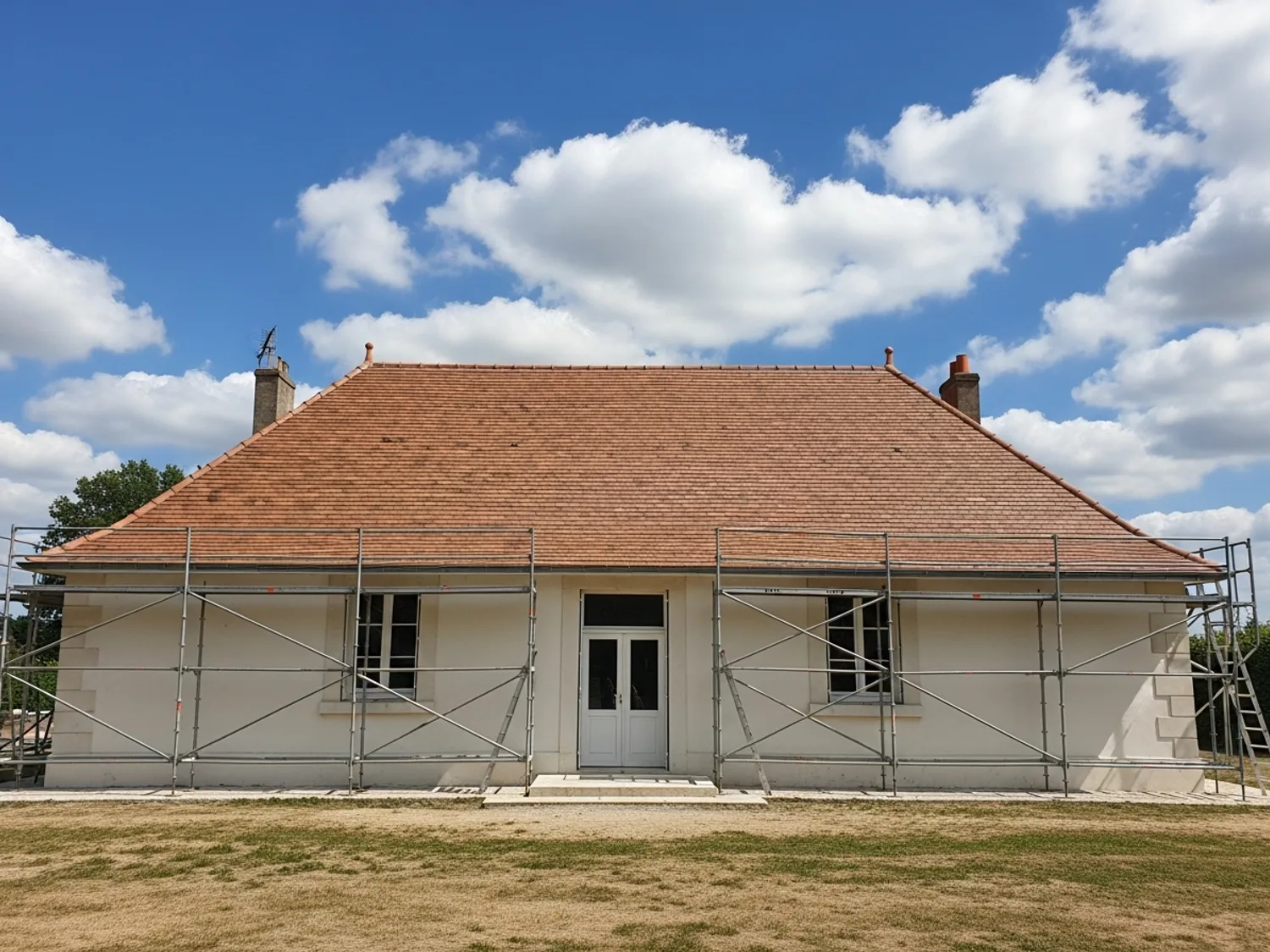 Réalisation : Réfection de toiture en tuiles — Résidentiel rénovation