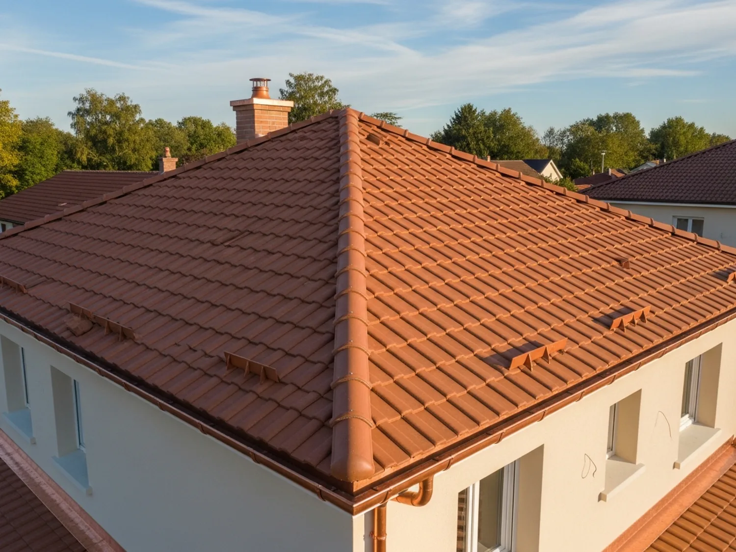 Réalisation : Toiture en tuiles — Résidentiel rénovation